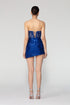 Bra Form Asymmetric Hemline Mini Dress
